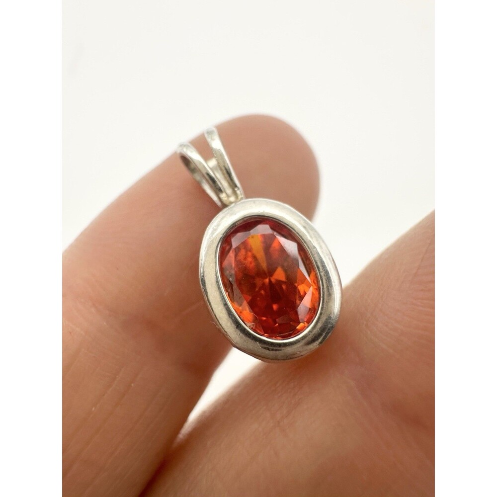 Ross Simons 925 Sterling Silver Cubic Zirconia Pendant